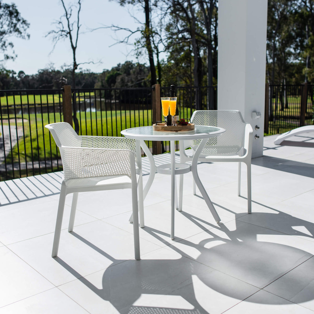 Nero Coventry - 3pce - Outdoor Dining Set