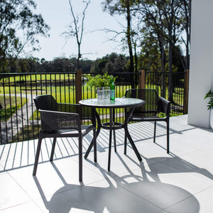 best-outdoor-furniture-Nero Coventry - 3pce - Outdoor Dining Set #color_BLACK