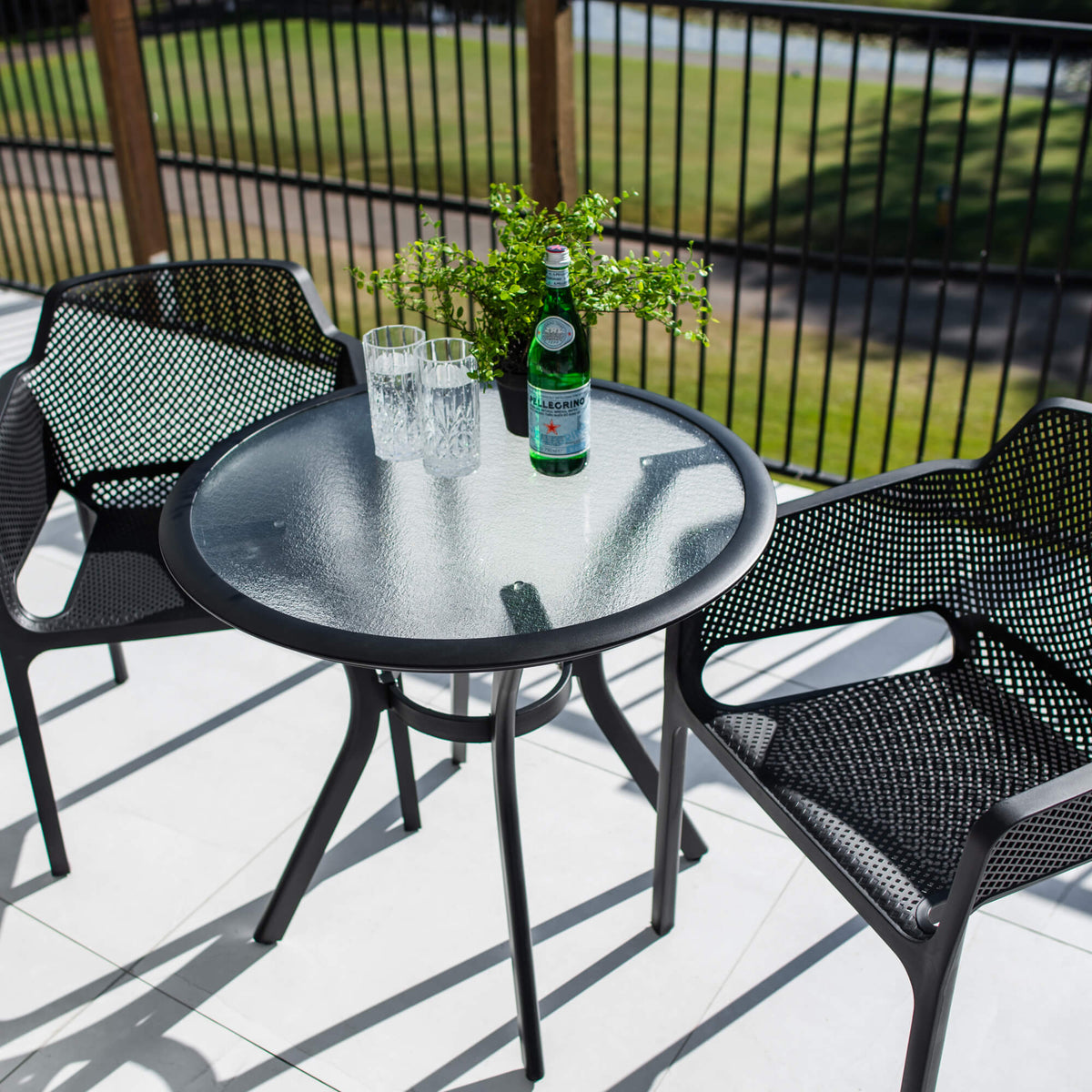 best-outdoor-furniture-Nero Coventry - 3pce - Outdoor Dining Set #color_BLACK