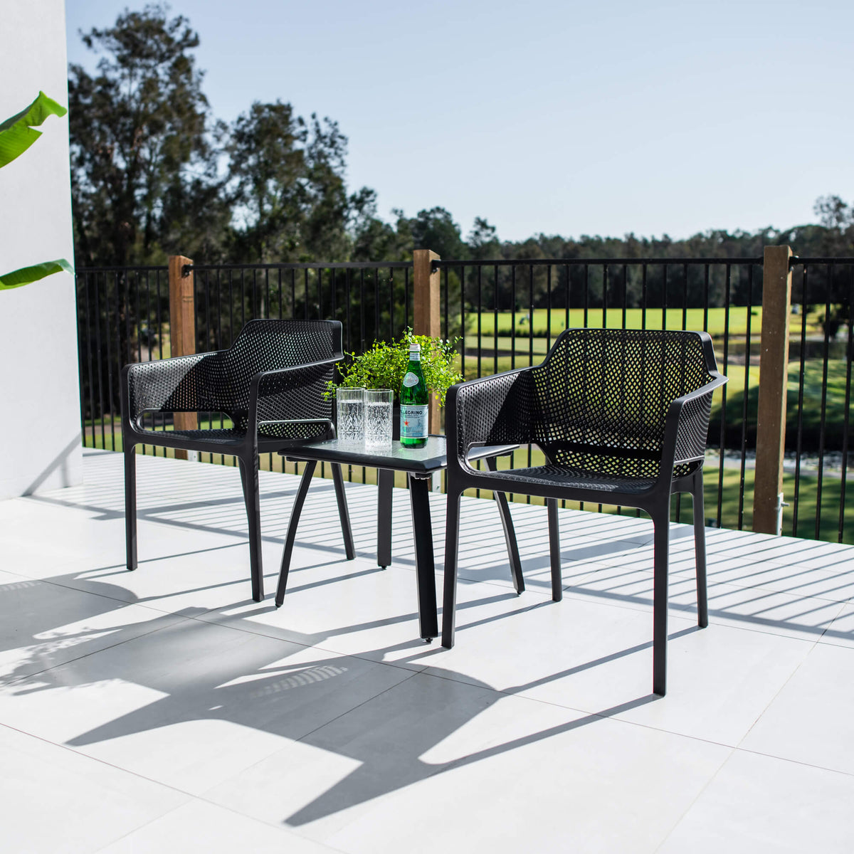 Nero Shelby - 3pce - Outdoor Bistro Set