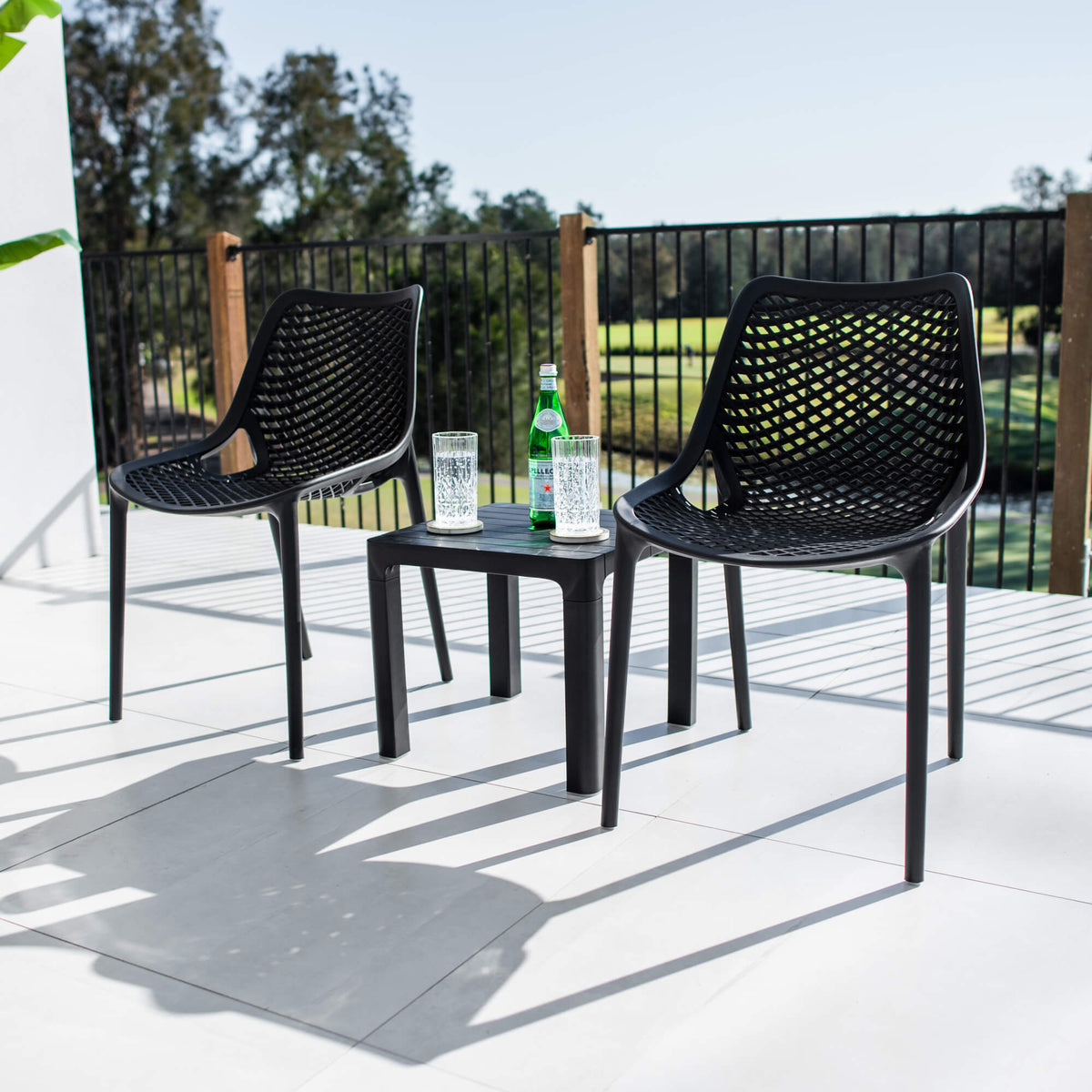 best-outdoor-furniture-Roma Bali - 3pce - Outdoor Bistro Set #color_BLACK