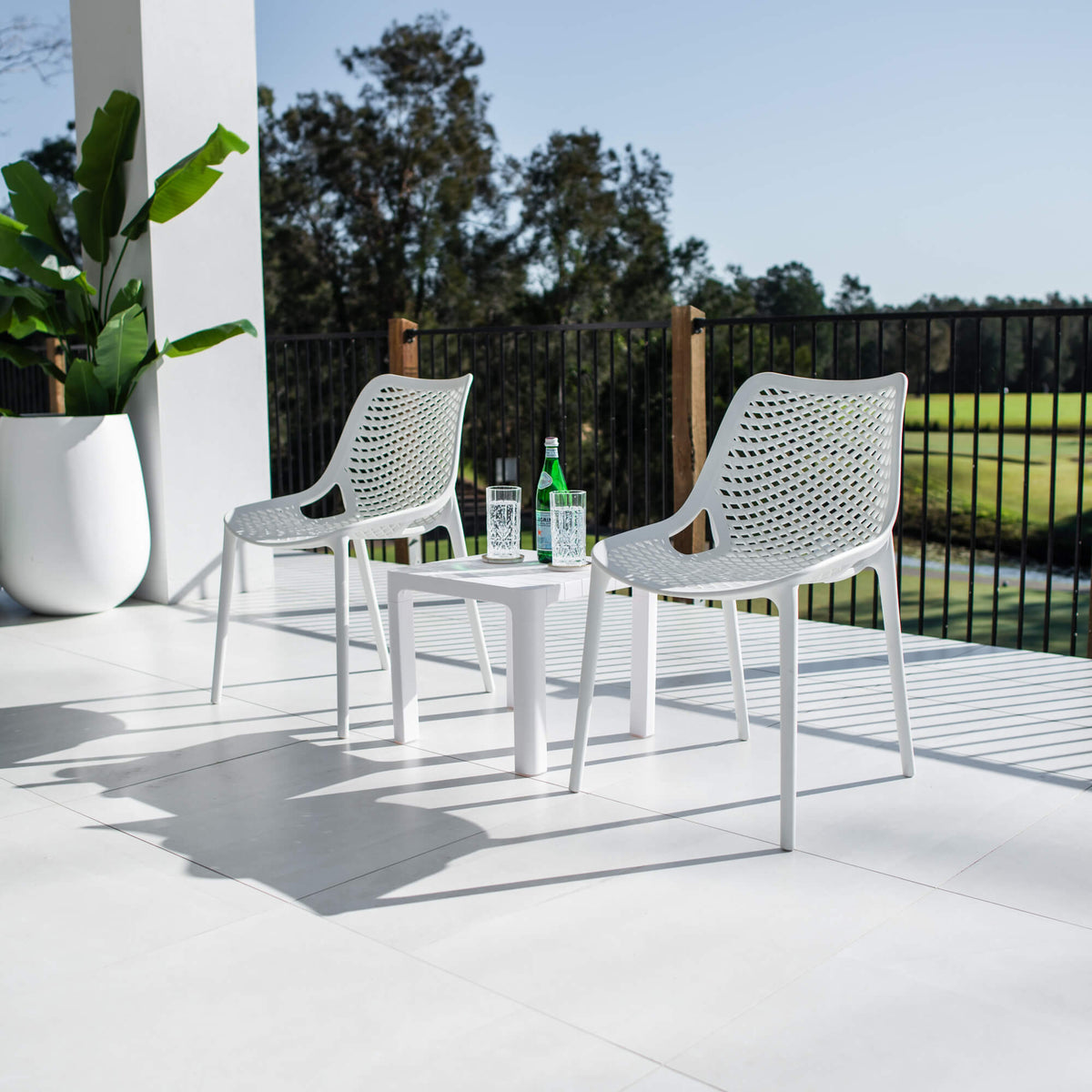best-outdoor-furniture-Roma Bali - 3pce - Outdoor Bistro Set #color_WHITE