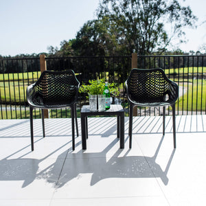 best-outdoor-furniture-Roma XL Bali - 3pce - Outdoor Bistro Set #color_BLACK