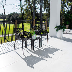 best-outdoor-furniture-Roma XL Bali - 3pce - Outdoor Bistro Set #color_BLACK