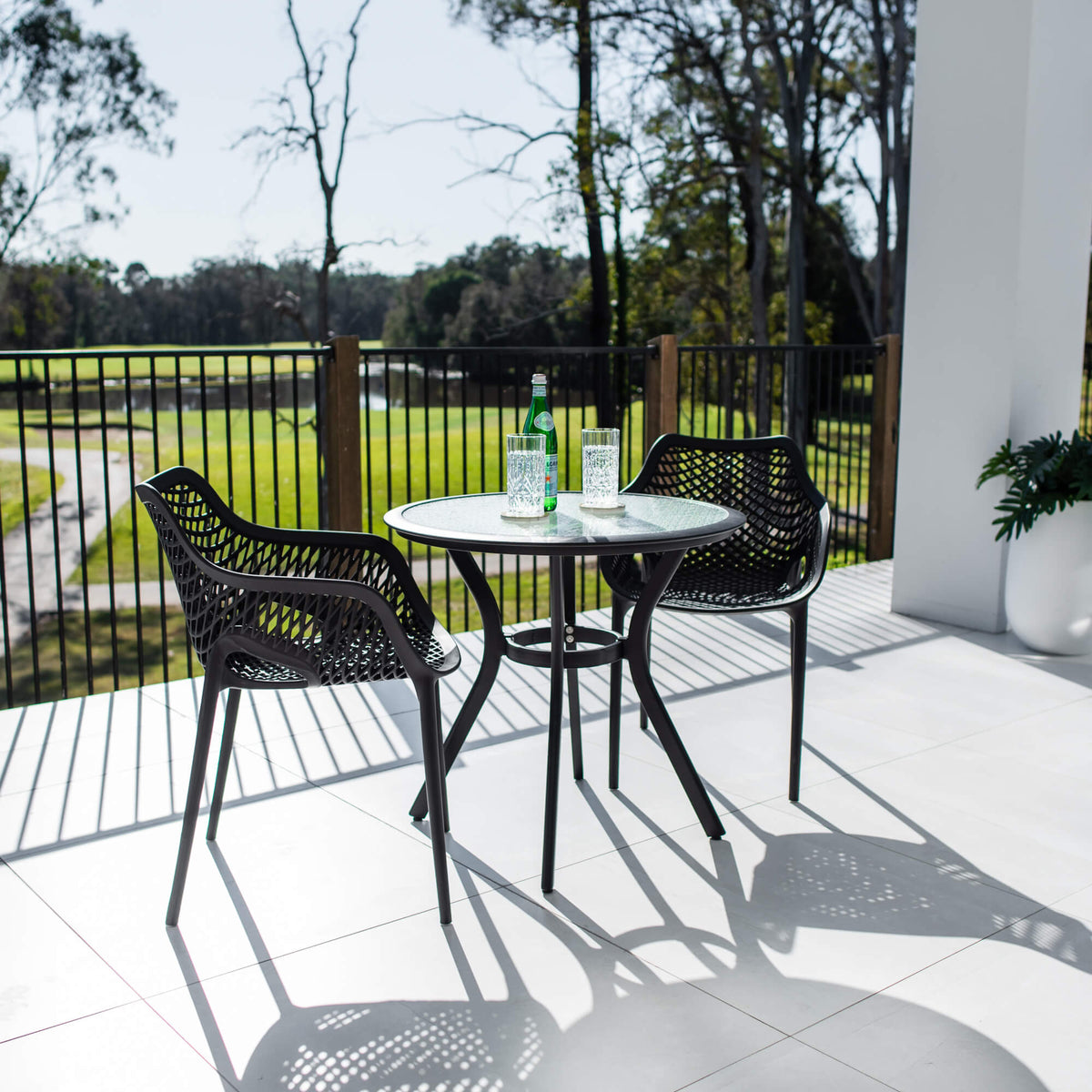 Roma XL Coventry - 3pce (76x76) - Outdoor Dining Set