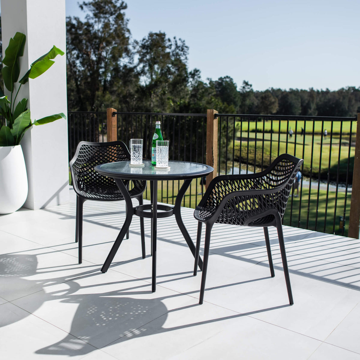 Roma XL Coventry - 3pce (76x76) - Outdoor Dining Set