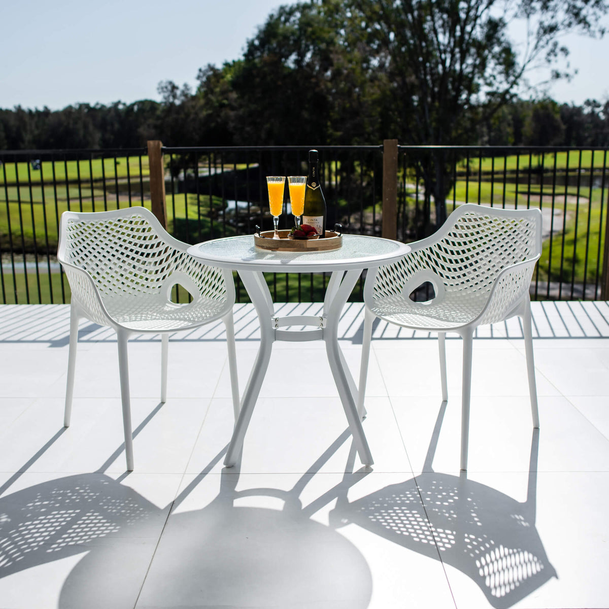 Roma XL Coventry - 3pce (76x76) - Outdoor Dining Set