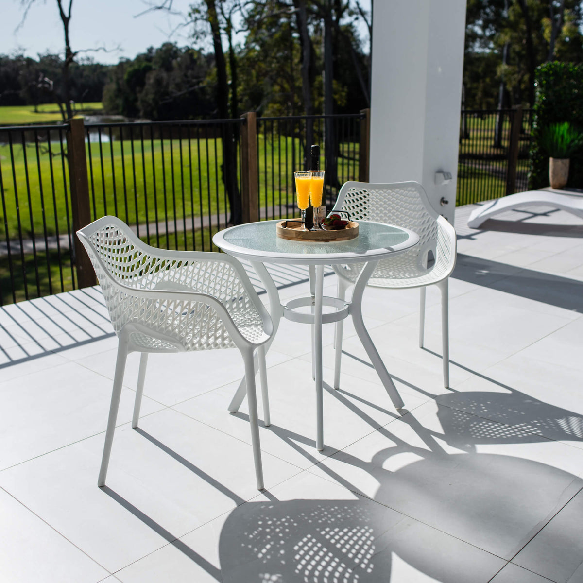 Roma XL Coventry - 3pce (76x76) - Outdoor Dining Set