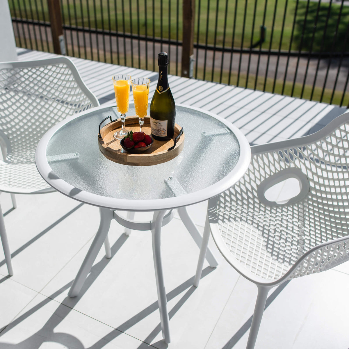 Roma XL Coventry - 3pce (76x76) - Outdoor Dining Set
