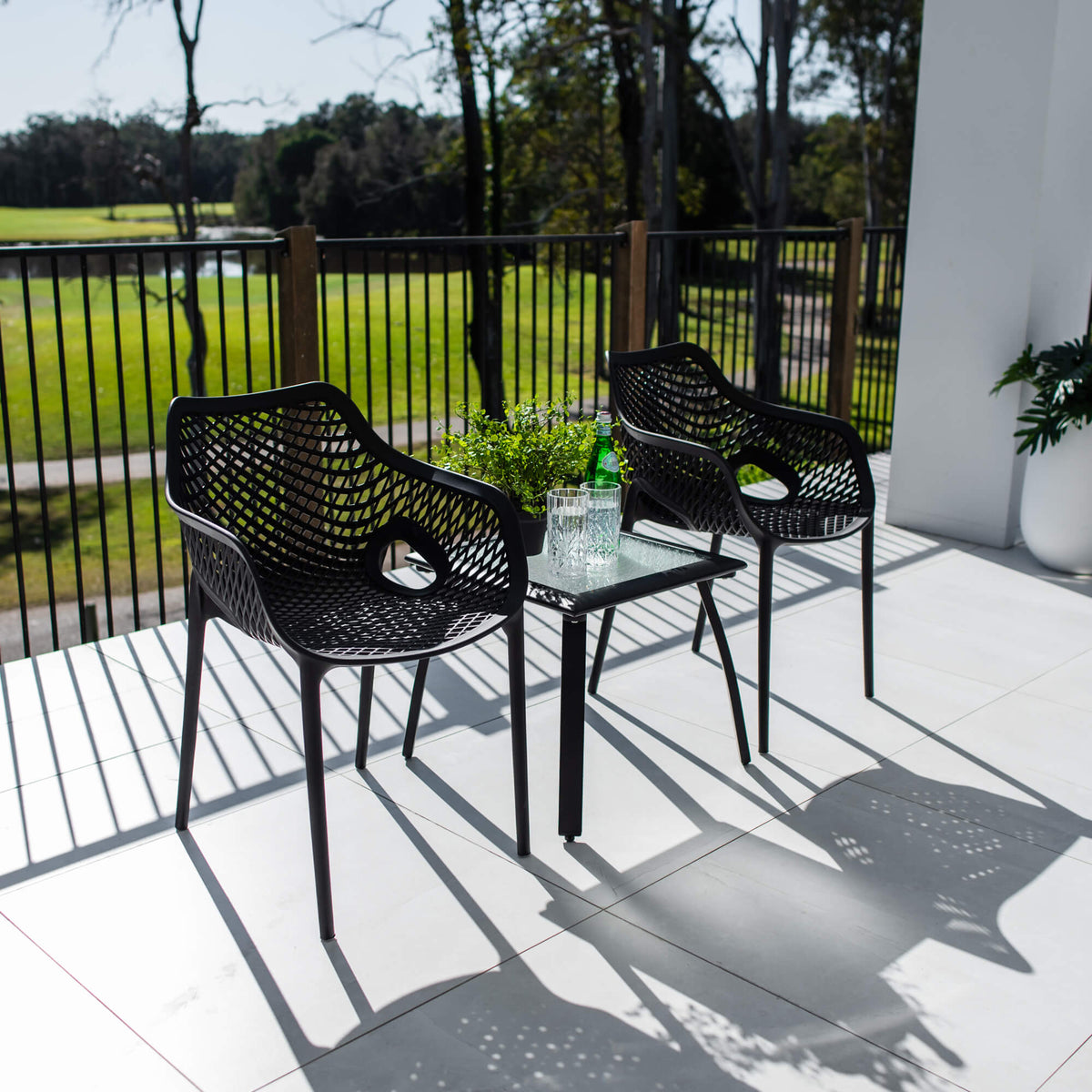 best-outdoor-furniture-Roma XL Shelby - 3pce - Outdoor Bistro Set #color_BLACK