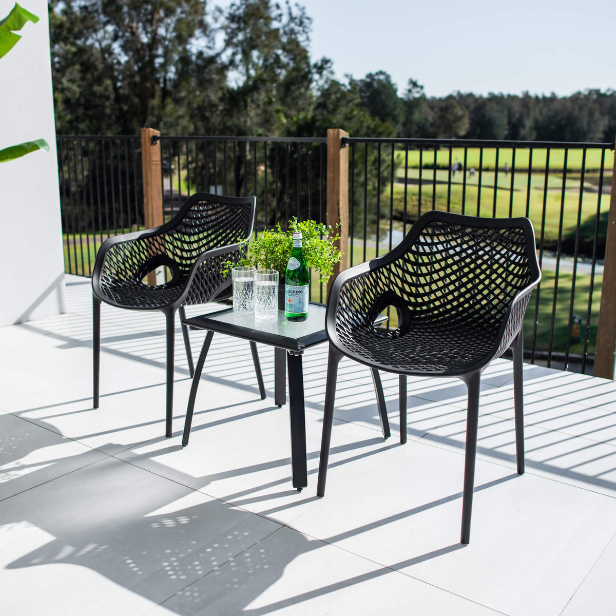 best-outdoor-furniture-Roma XL Shelby - 3pce - Outdoor Bistro Set #color_BLACK