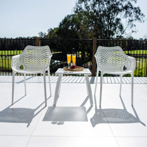 best-outdoor-furniture-Roma XL Shelby - 3pce - Outdoor Bistro Set #color_WHITE