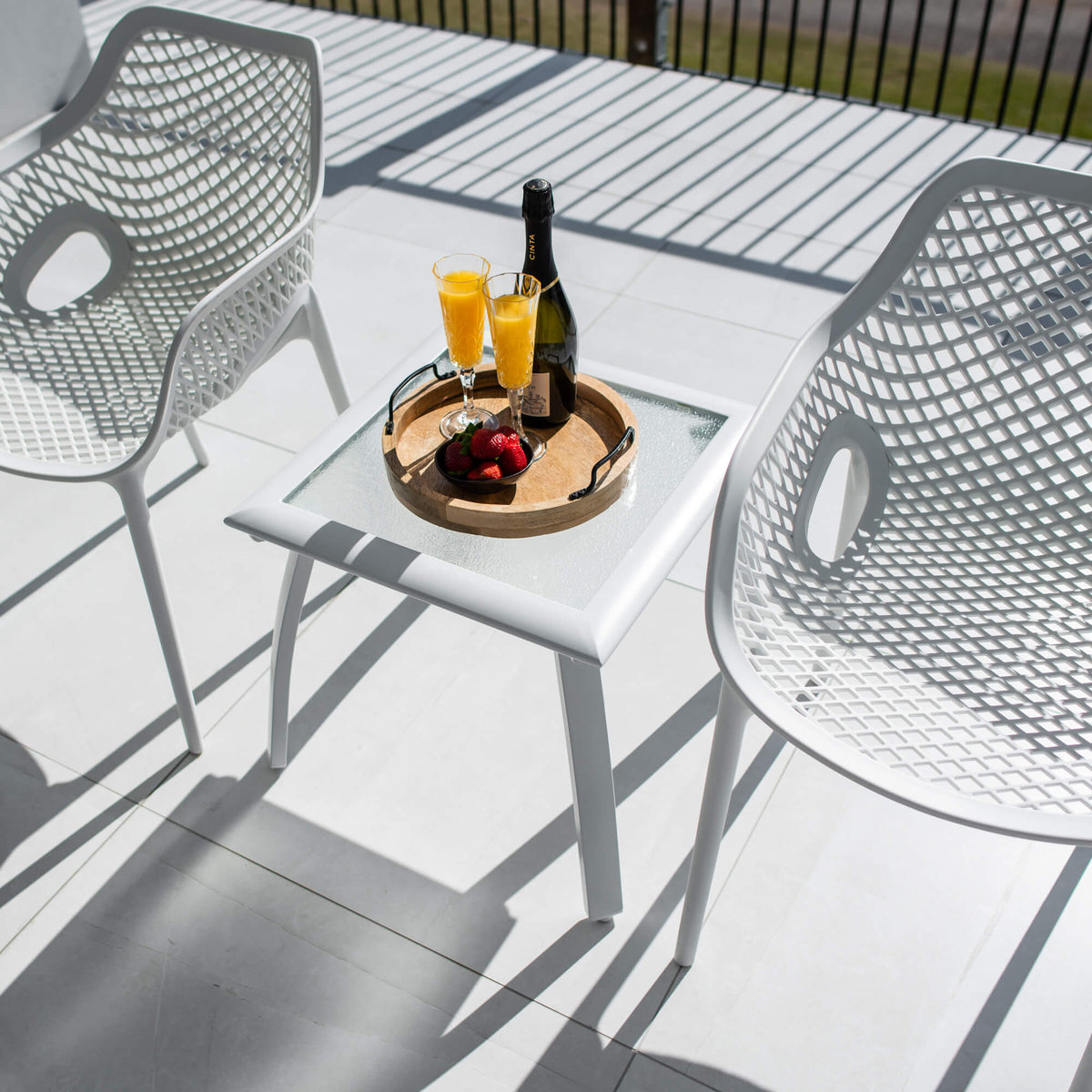 best-outdoor-furniture-Roma XL Shelby - 3pce - Outdoor Bistro Set #color_WHITE