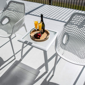 best-outdoor-furniture-Roma XL Shelby - 3pce - Outdoor Bistro Set #color_WHITE