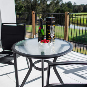 best-outdoor-furniture-Shelby Coventry - 3pce - Outdoor Bistro Set #color_BLACK