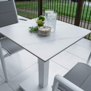 best-outdoor-furniture-Shelby Lennox - 3pce (60x60) - Outdoor Bistro Set - Outdoor Dining Set #color_WHITE