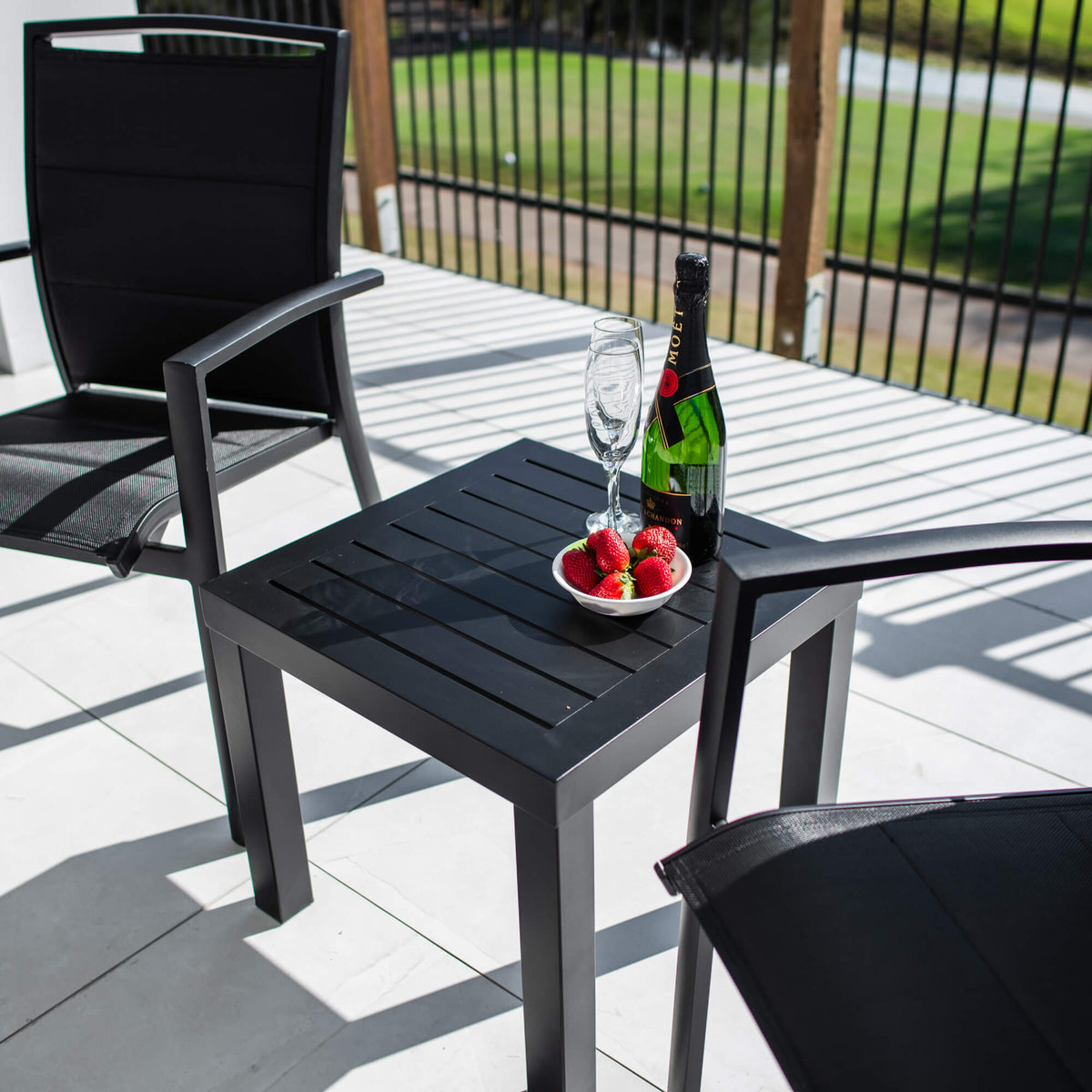 best-outdoor-furniture-Shelby Slat - 3pce - Outdoor Bistro Set #color_BLACK