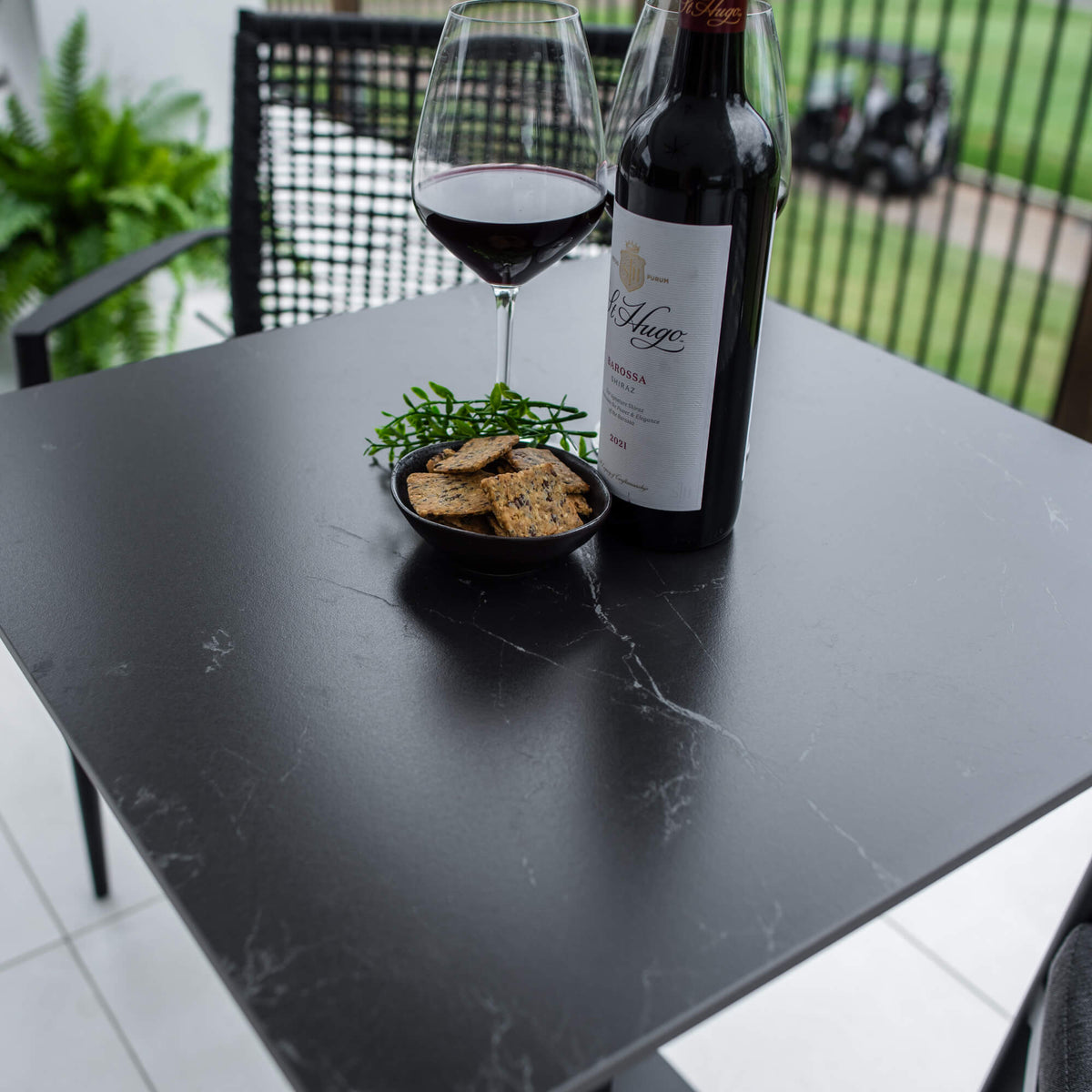 best-outdoor-furniture-Vienna Rope Lennox - 3pce (60x60) - Outdoor Bistro Set - Outdoor Dining Set #color_BLACK