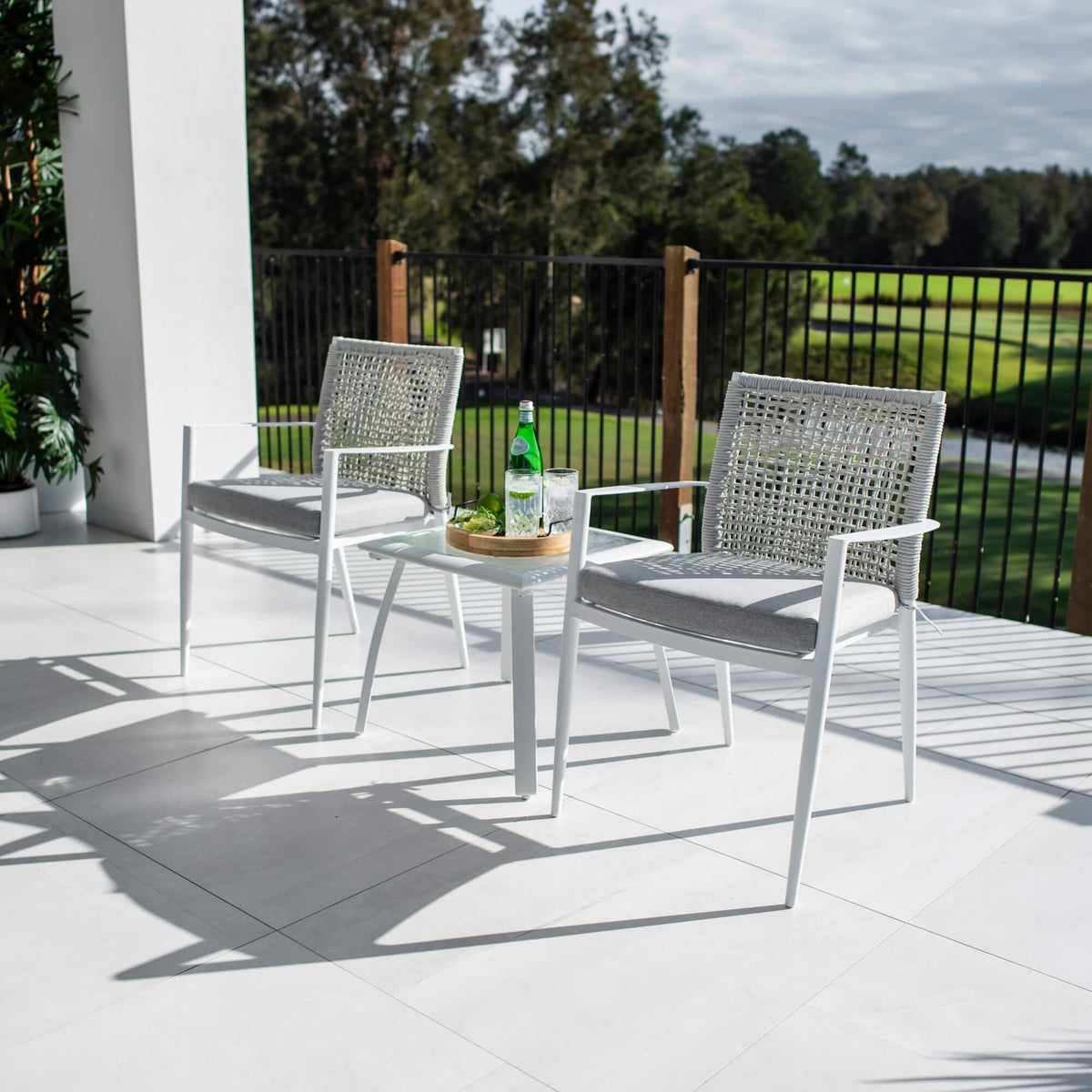 best-outdoor-furniture-Vienna Rope Shelby - 3pce - Outdoor Bistro Set #color_WHITE