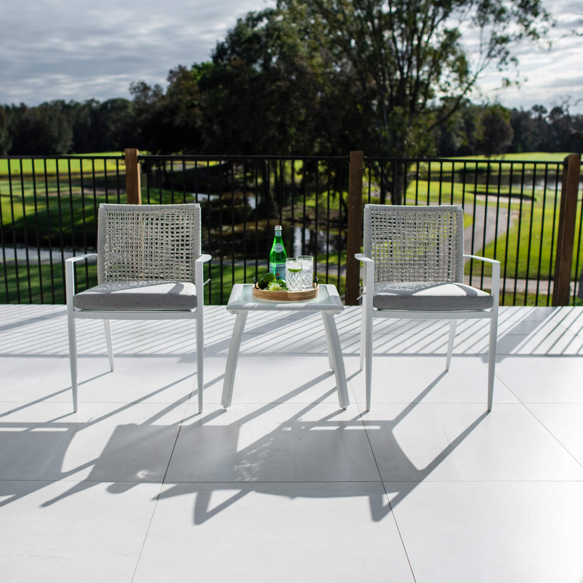 best-outdoor-furniture-Vienna Rope Shelby - 3pce - Outdoor Bistro Set #color_WHITE