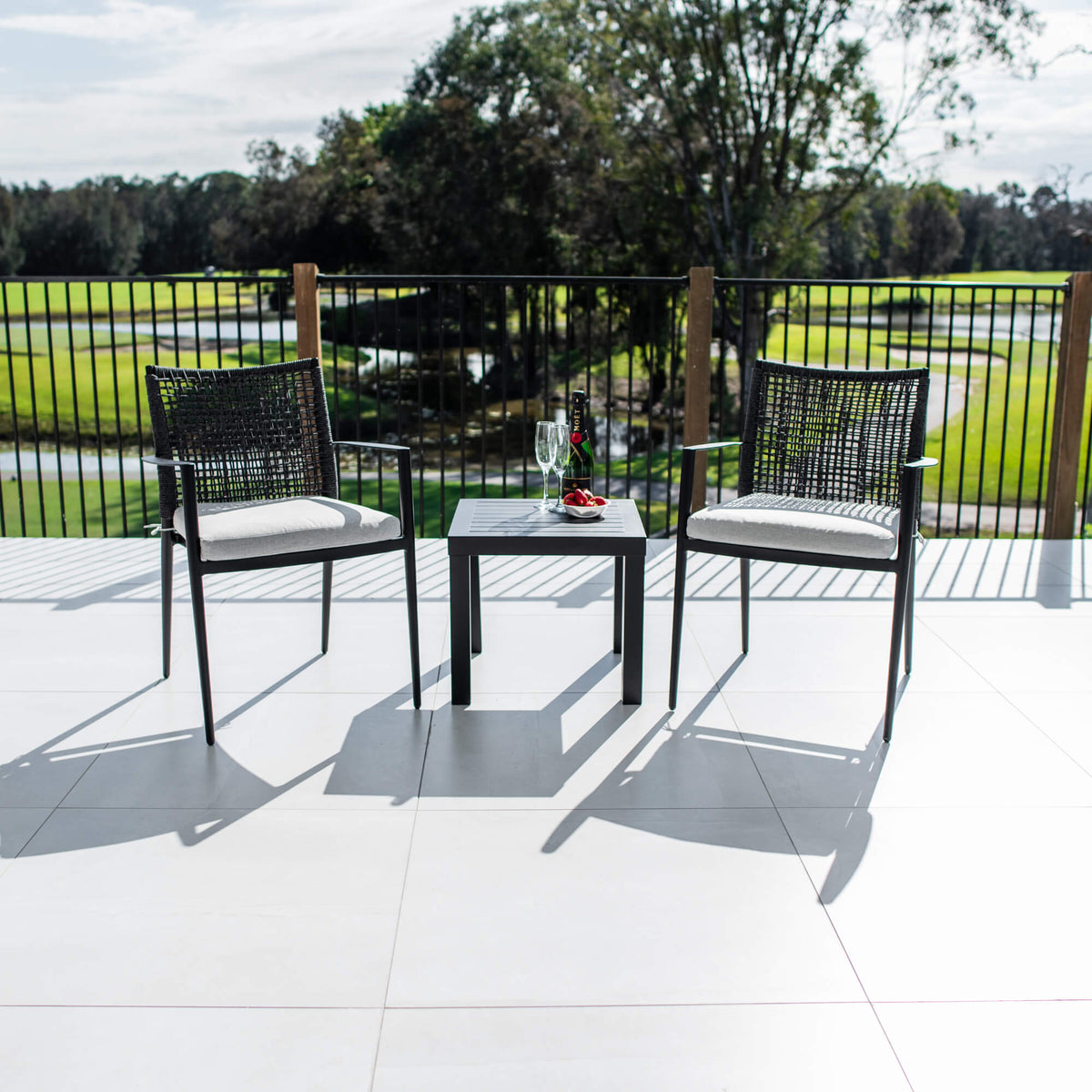 best-outdoor-furniture-Vienna Rope Slat - 3pce - Outdoor Bistro Set #color_BLACK