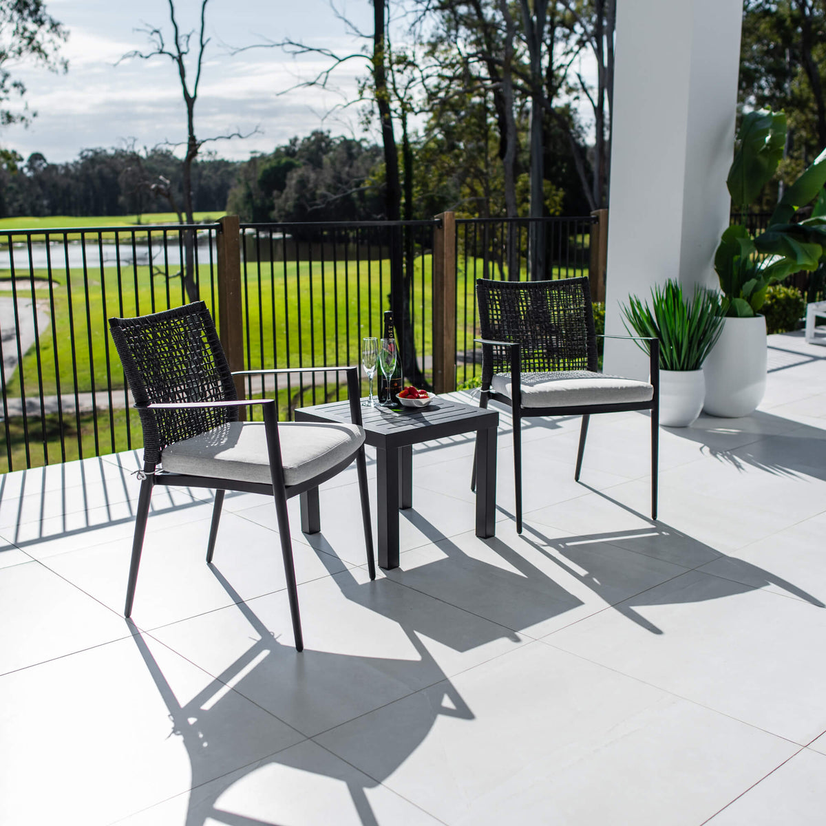 best-outdoor-furniture-Vienna Rope Slat - 3pce - Outdoor Bistro Set #color_BLACK