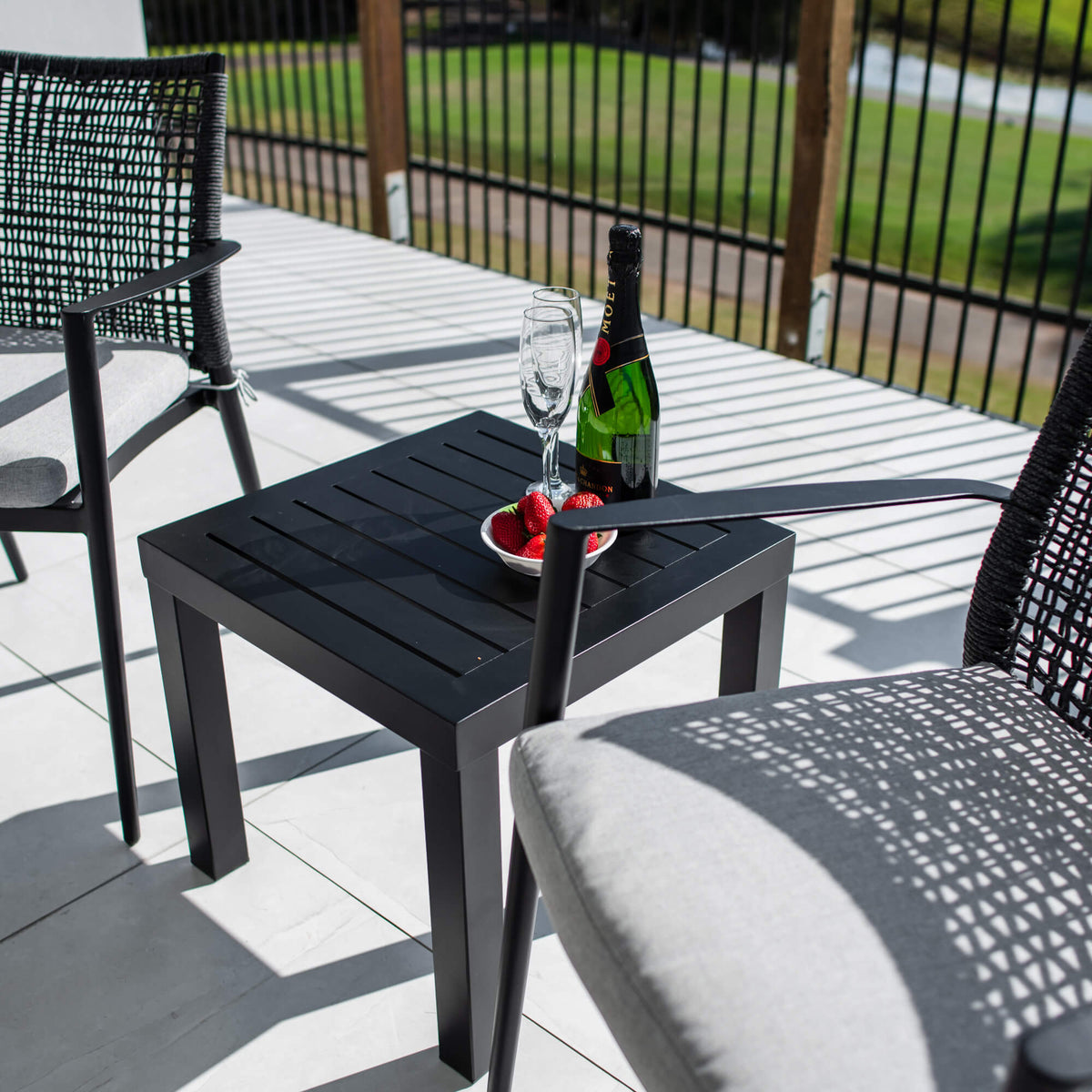 best-outdoor-furniture-Vienna Rope Slat - 3pce - Outdoor Bistro Set #color_BLACK