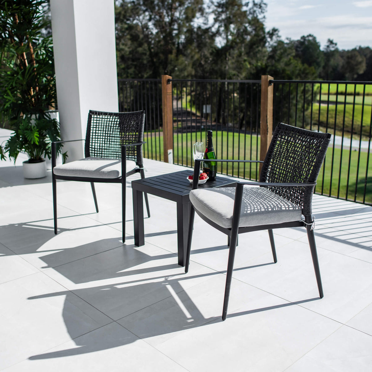 best-outdoor-furniture-Vienna Rope Slat - 3pce - Outdoor Bistro Set #color_BLACK