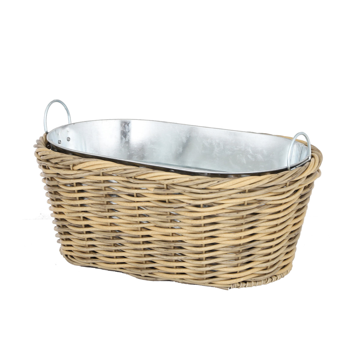 best-outdoor-furniture-Bubbles PE Rattan Cooler Nat 43x28x18cm