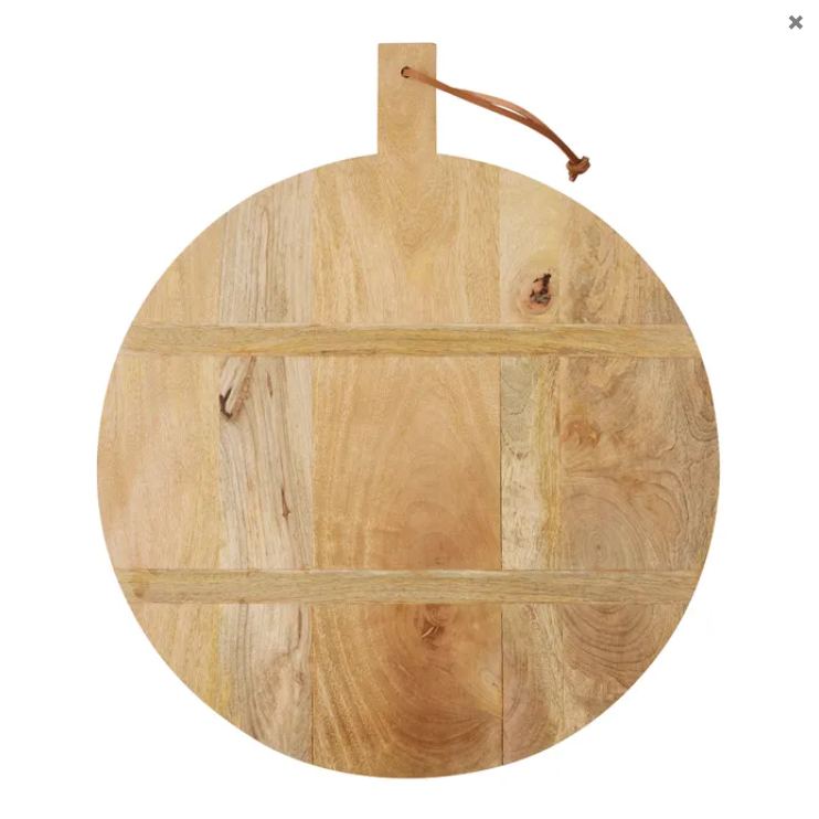 Farmers Round Wood Serving Board
