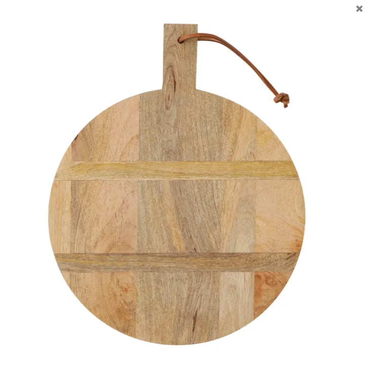 Farmers Round Wood Serving Board