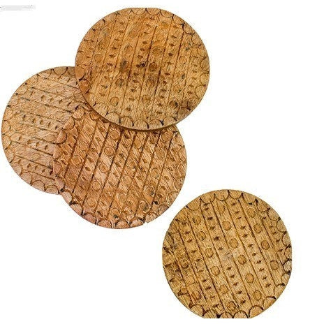 best-outdoor-furniture-Set/4 MWood Coasters