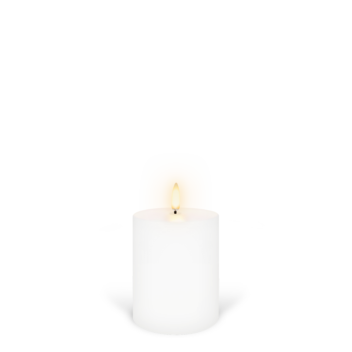 best-outdoor-furniture-UYUNI Lighting Nordic White Pillar Candle 10.1 x 7.8cm