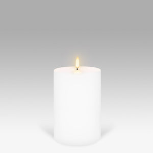 best-outdoor-furniture-UYUNI Lighting Nordic White Pillar Candle 15.2 x 10.1cm