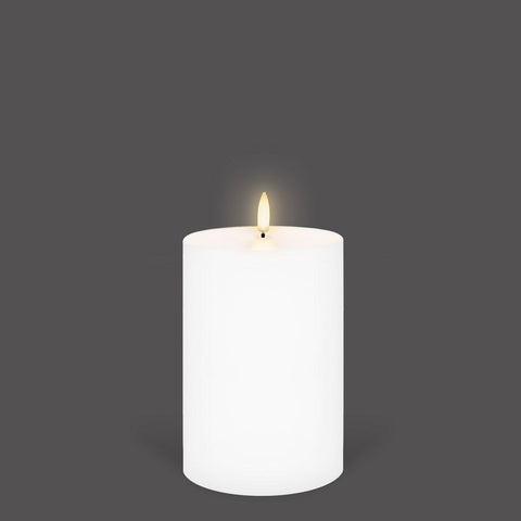 UYUNI Lighting Nordic White Pillar Candle 15.2 x 10.1cm