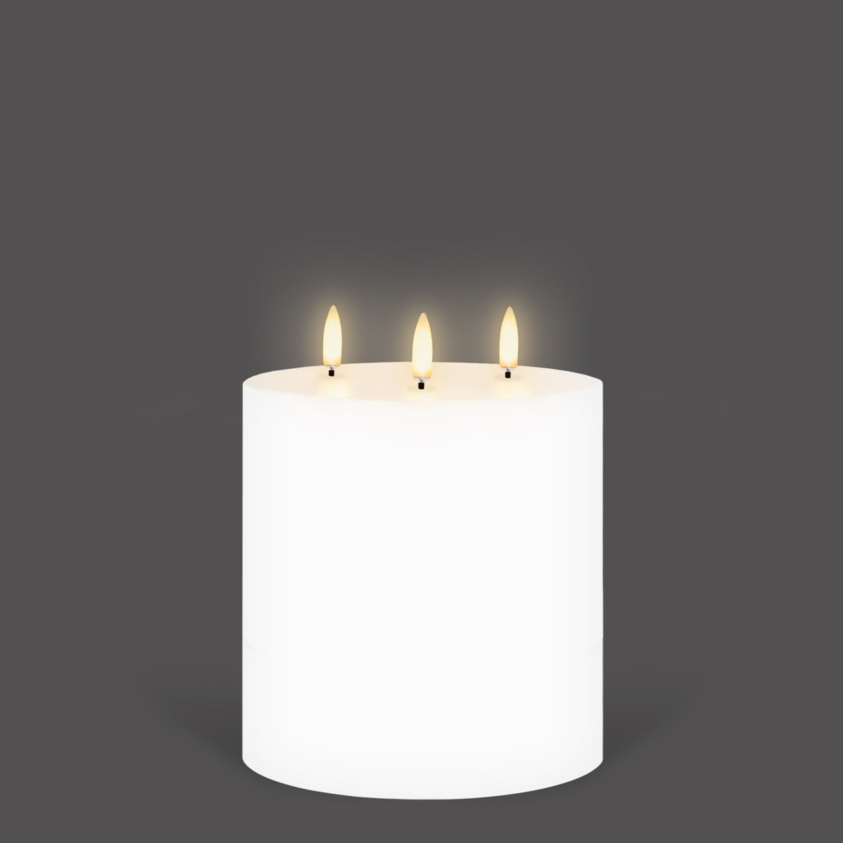 best-outdoor-furniture-UYUNI Lighting Nordic White Pillar Candle 15.2 x 15.2cm