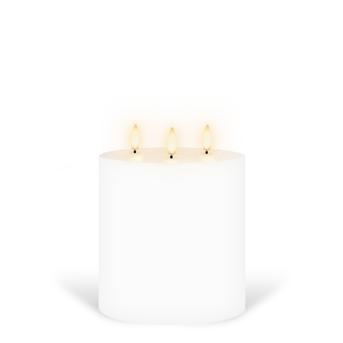 best-outdoor-furniture-UYUNI Lighting Nordic White Pillar Candle 15.2 x 15.2cm