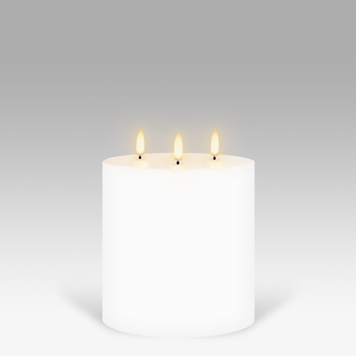 best-outdoor-furniture-UYUNI Lighting Nordic White Pillar Candle 15.2 x 15.2cm