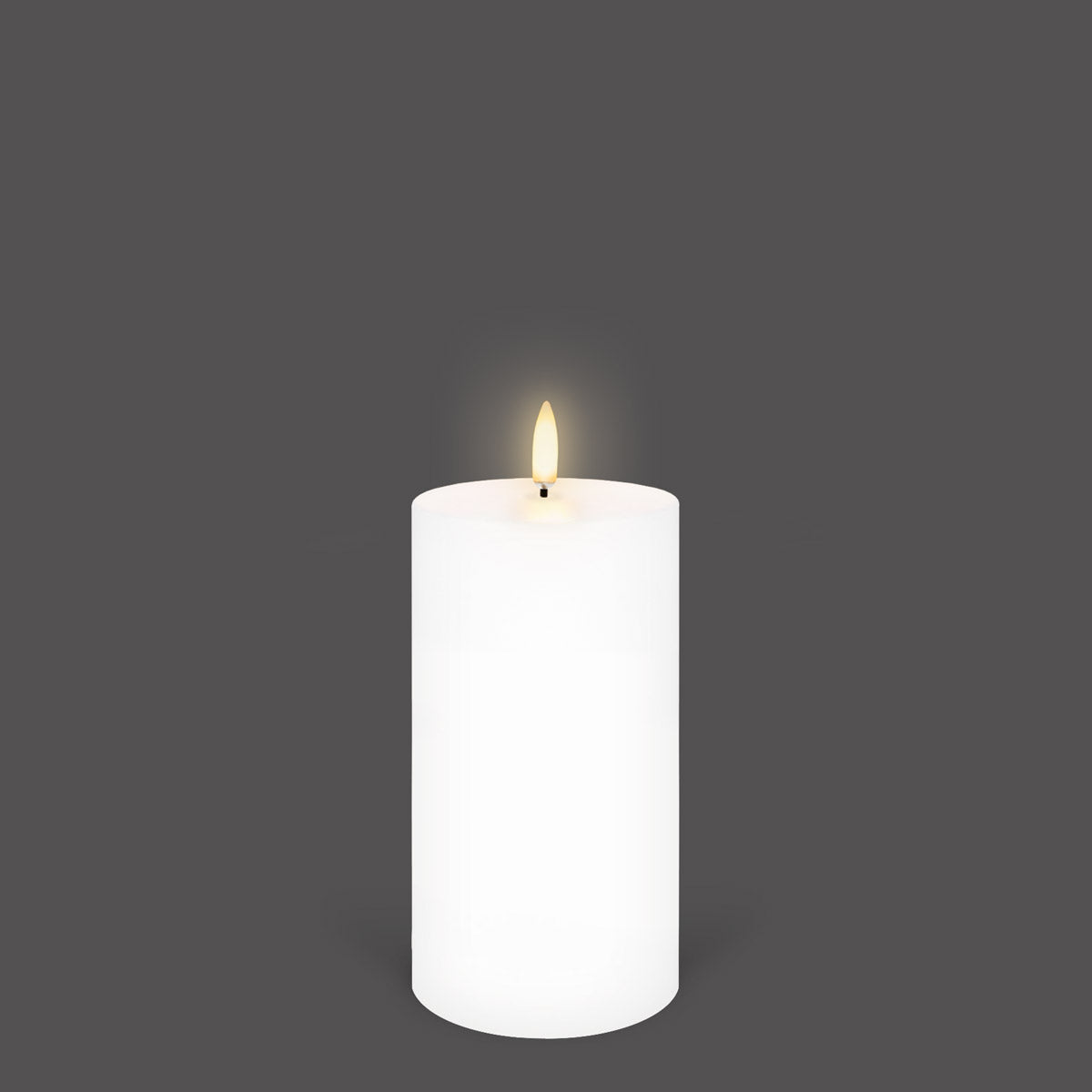 best-outdoor-furniture-UYUNI Lighting Nordic White Pillar Candle 15.2 x 7.8cm