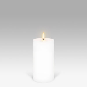 best-outdoor-furniture-UYUNI Lighting Nordic White Pillar Candle 15.2 x 7.8cm