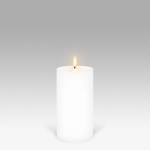 UYUNI Lighting Nordic White Pillar Candle 15.2 x 7.8cm