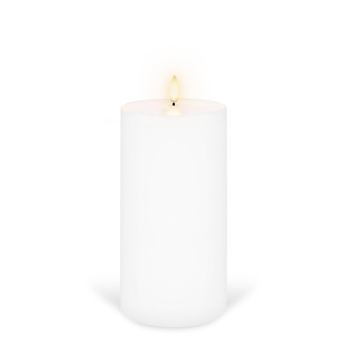 best-outdoor-furniture-UYUNI Lighting Nordic White Pillar Candle 120.3 x 10.1cm