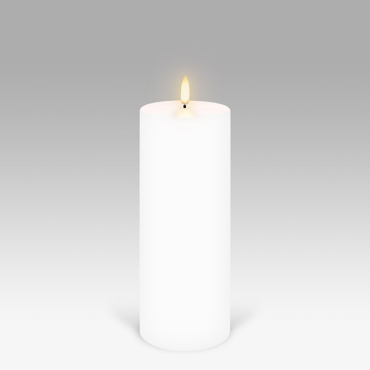 best-outdoor-furniture-UYUNI Lighting Nordic White Pillar Candle 20.3 x 7.8cm
