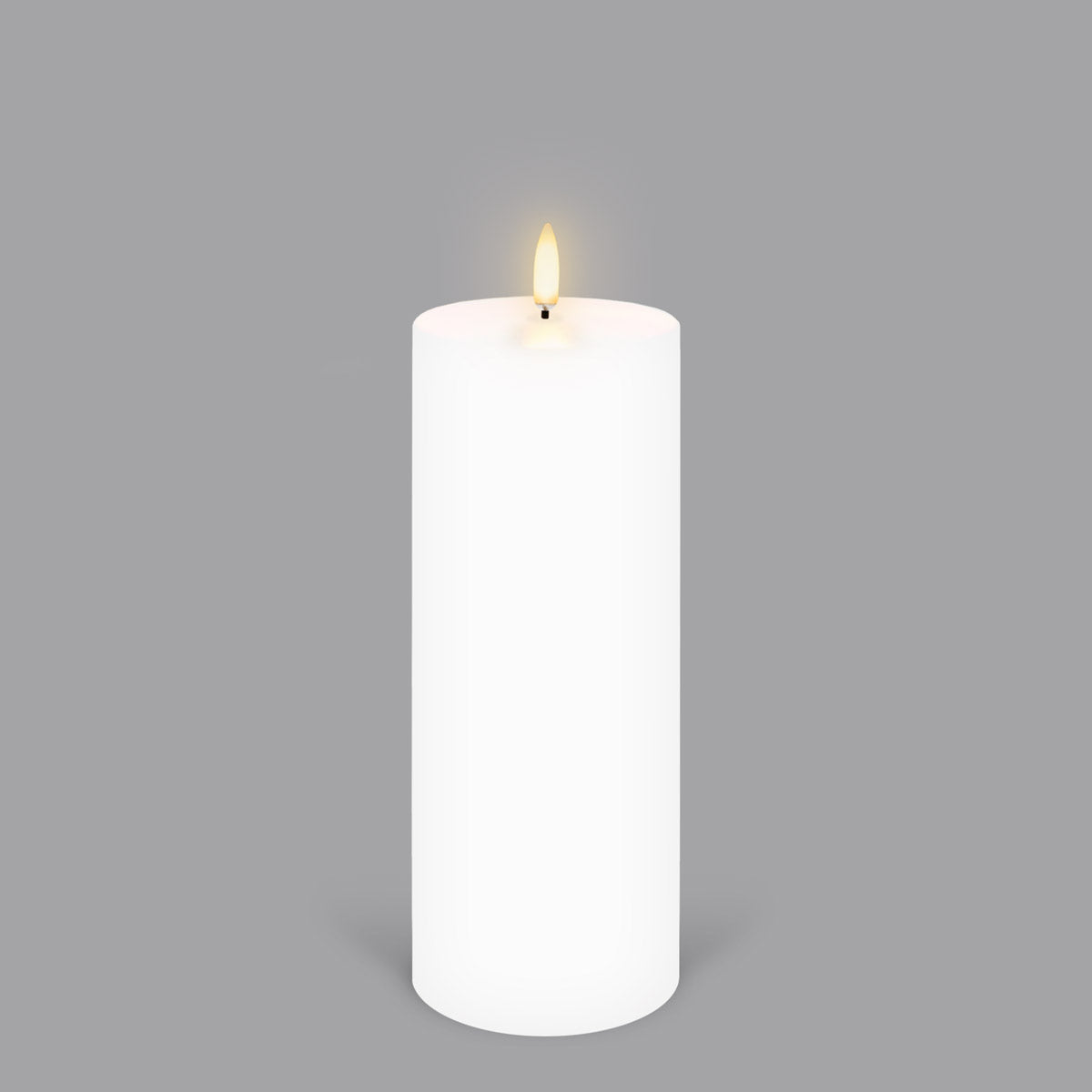 best-outdoor-furniture-UYUNI Lighting Nordic White Pillar Candle 20.3 x 7.8cm