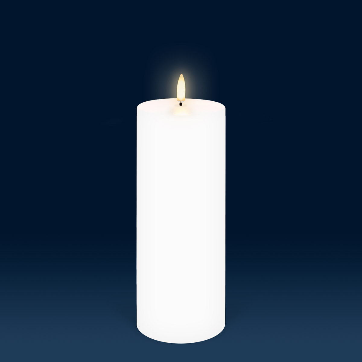 best-outdoor-furniture-UYUNI Lighting Nordic White Pillar Candle 20.3 x 7.8cm