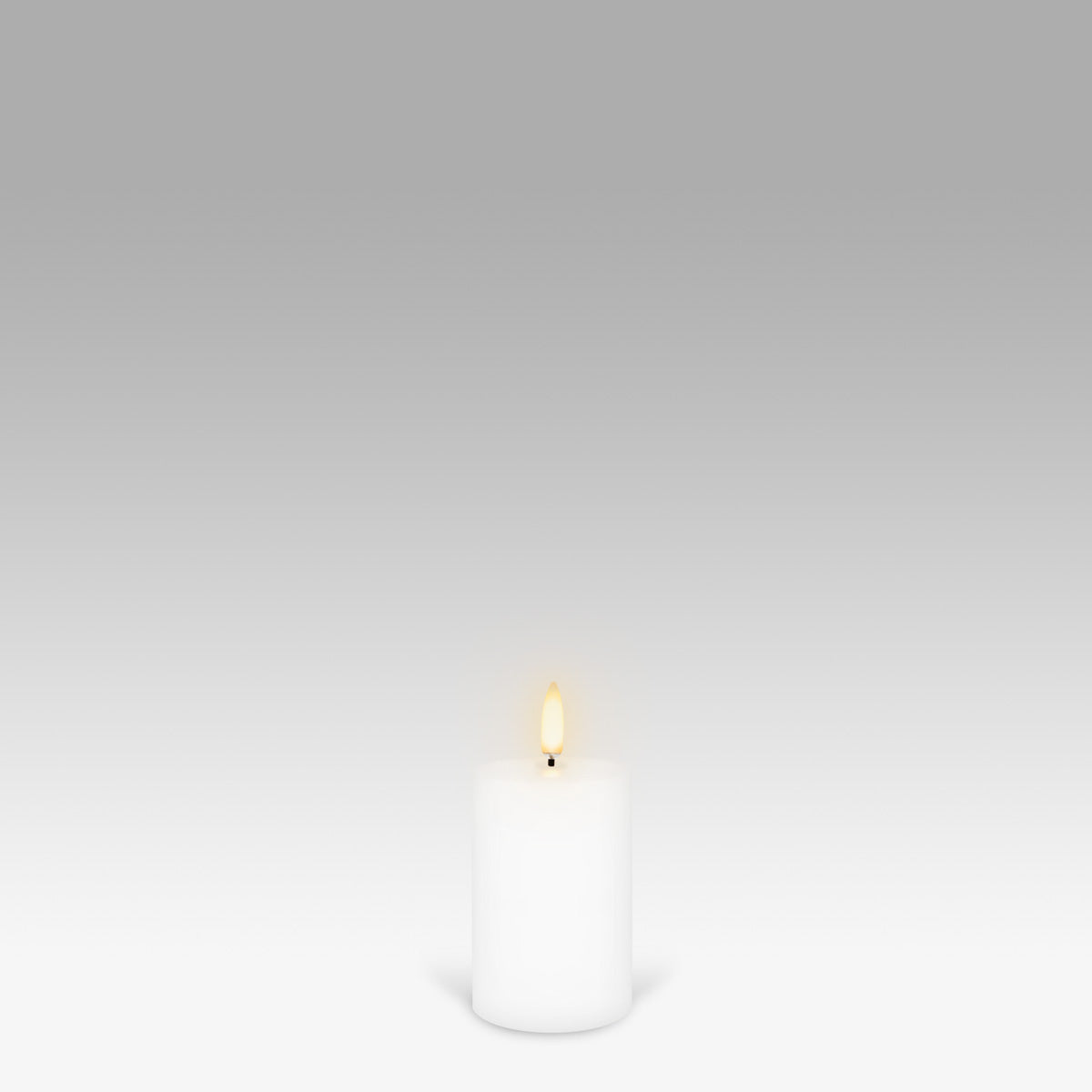 UYUNI Lighting Nordic White Pillar Candle 7.6 x 5.0cm