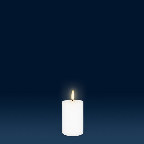 UYUNI Lighting Nordic White Pillar Candle 7.6 x 5.0cm
