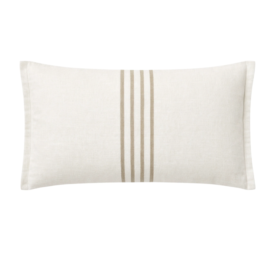 Linen Aura White - Indoor Cushion