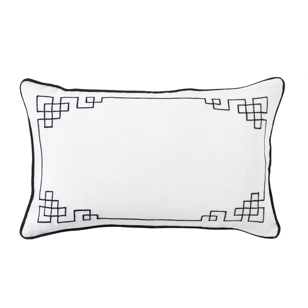 best-outdoor-furniture-Linen Bedford Blanc - Indoor Cushion (30 x 50)