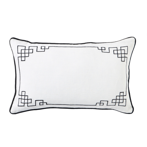 Linen Bedford Blanc - Indoor Cushion (30 x 50)